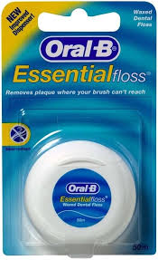 ORAL B ESSENTIAL FLOSS MINT 50M WAXED